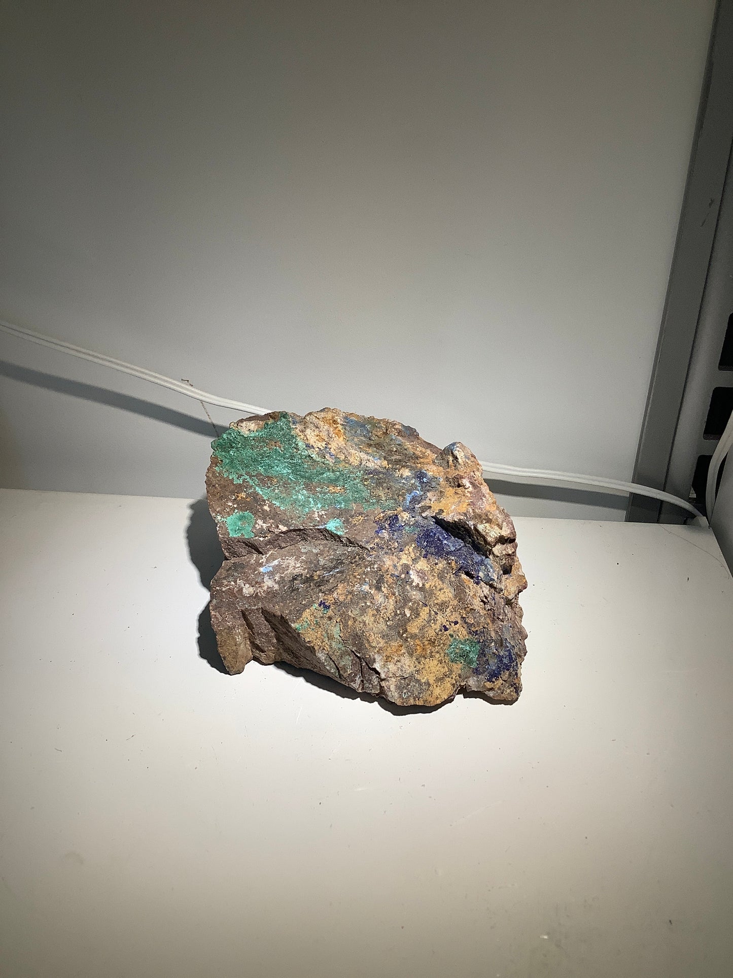 Specimen - Azurite, Malachite, & Sunstone