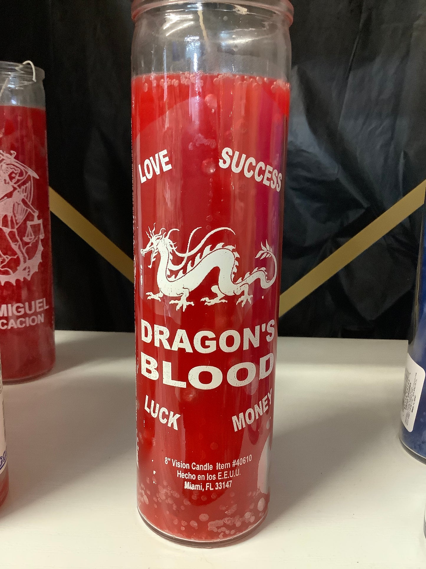 Candle 7 Day Prayer Red Dragons Blood