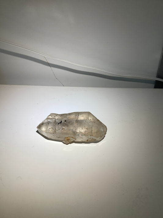 Specimen - Enhydro Clear Quartz Point w/ inclusions