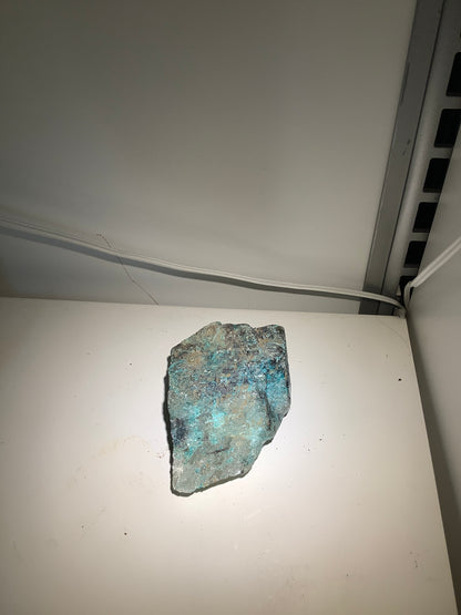 Specimen - Chrysocolla & Clear Quartz