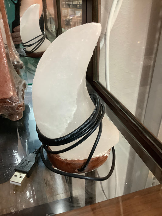 Lamp Salt Crescent Moon